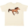 thumbnail image 3 of Inktastic Galloping Brown Horse-stylized Illustration Boys or Girls Toddler T-Shirt, 3 of 5