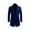 Navy, variant on Utoimkio Men's Wool Trench Coats Single Breasted Slim Fit Notched Collar Winter Turndown Collar Overcoats
