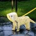thumbnail image 4 of 1PACK Small Dog Raincoatwith Boots, Tail Feet Cover Water Proof Dog Rain Jacket Dog Rain Coat for Puppy Small Dogs, 4 of 6