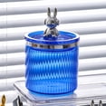 thumbnail image 4 of Soporte Para Almohadilla De Algodón Contenedor de caja de almacenamiento de varilla de hisopo de algodón con soporte de almohadilla de algodón de conejo lindo (azul), 4 of 6