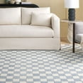 thumbnail image 4 of SAFAVIEH Martha Stewart Chelsea Checkered Area Rug, Beige/Ivory, 8' x 10', 4 of 5