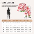 thumbnail image 4 of Haiem Watercolor Tropical Gnomes Pattern Women’s Long-sleeve Sleepwear,Sleepwear Set,2-piece Loungewear Set,Soft PJs Comfy Nightwear with Pockets-Medium, 4 of 7