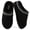 Black, variant on BERANMEY Moccasin Slippers for Women and Men Cozy Slip On Womens Slippers Fuzzy Platform Warm Non Slip House Slippers for Women Indoor Outdoor Short Ankle Winter Bedroom
