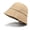 Khaki, variant on Pure -Colored Fisherman Hat Women's Basin Hat Pure Cotton Board Hat New Version Wide Outdoor Shadow Hat Hat
