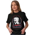 thumbnail image 5 of Betty Boop Cartoon American Wink Women's Graphic T Shirt Tees Brisco Brands L, 5 of 5