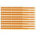 thumbnail image 4 of 100 anillas numeradas para patas de pollo, etiquetas de identificación de aves de corral, ajustables y reutilizables Naranja, 4 of 9