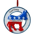 thumbnail image 2 of Democratic Donkey - Personalized Christmas Ornament - Political - Perfect Stocking Stuffer - Great Gift Ideas, 2 of 2