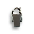 thumbnail image 4 of PEERAGE Kate Women Extra Wide Width Closed Toe with Straps Vamp Slingback Buckle BROWN 9, 4 of 6