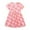 Pink, variant on HUITKMM Girls Dresses Toddler Girls' Rainbow Cartoon Print Dress Summer Short Sleeve A Line Dress for Kids