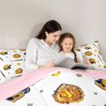 thumbnail image 4 of Manfei Baseball Sport Games Twin Comforter Sets,Cute Stars Print Bedding Set,Pink Reversible,2pcs,1 Comforter and 1 Pillowcase, 4 of 7