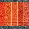 thumbnail image 5 of mDesign Non-Slip Microfiber Bathroom Rug, 21" x 34" - Orange, 5 of 8