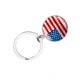 thumbnail image 2 of Qarigey Llavero con colgante de banderas nacionales de fútbol Accesorios de disfraces equipo americano de plata, 2 of 5