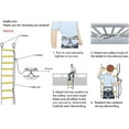 thumbnail image 3 of ISOP Rope Ladder Fire Escape Use | Emergency Exit Ladder 8/13/16/25/32 ft | Retractable Safety Rope Ladders with Carabiners – Lightweight & Compact | Multi Function | Reusable, 3 of 8