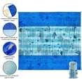 thumbnail image 4 of Beach Blanket Waterproof Sandproof, 9x10 ft Oversized Sand Free Beach Mat, Quick Drying, Light Weight and Portable Outdoor Picnic Mat for Travel, Camping, 4 of 6