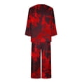 thumbnail image 4 of Ensembles d'Entraînement pour Femmes Imprimé Halloween Col Rond Manches Longues Ensemble de Pyjamas Confortable pour la Maison Ensemble de Sport Ensembles de Sueur pour Femmes 2 Pcs en Liquidation, 4 of 5