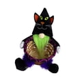 thumbnail image 1 of Cesta para guardar golosinas de Halloween, cesta creativa para guardar refrigerios, almacenamiento de artículos diversos Gato negro, 1 of 9