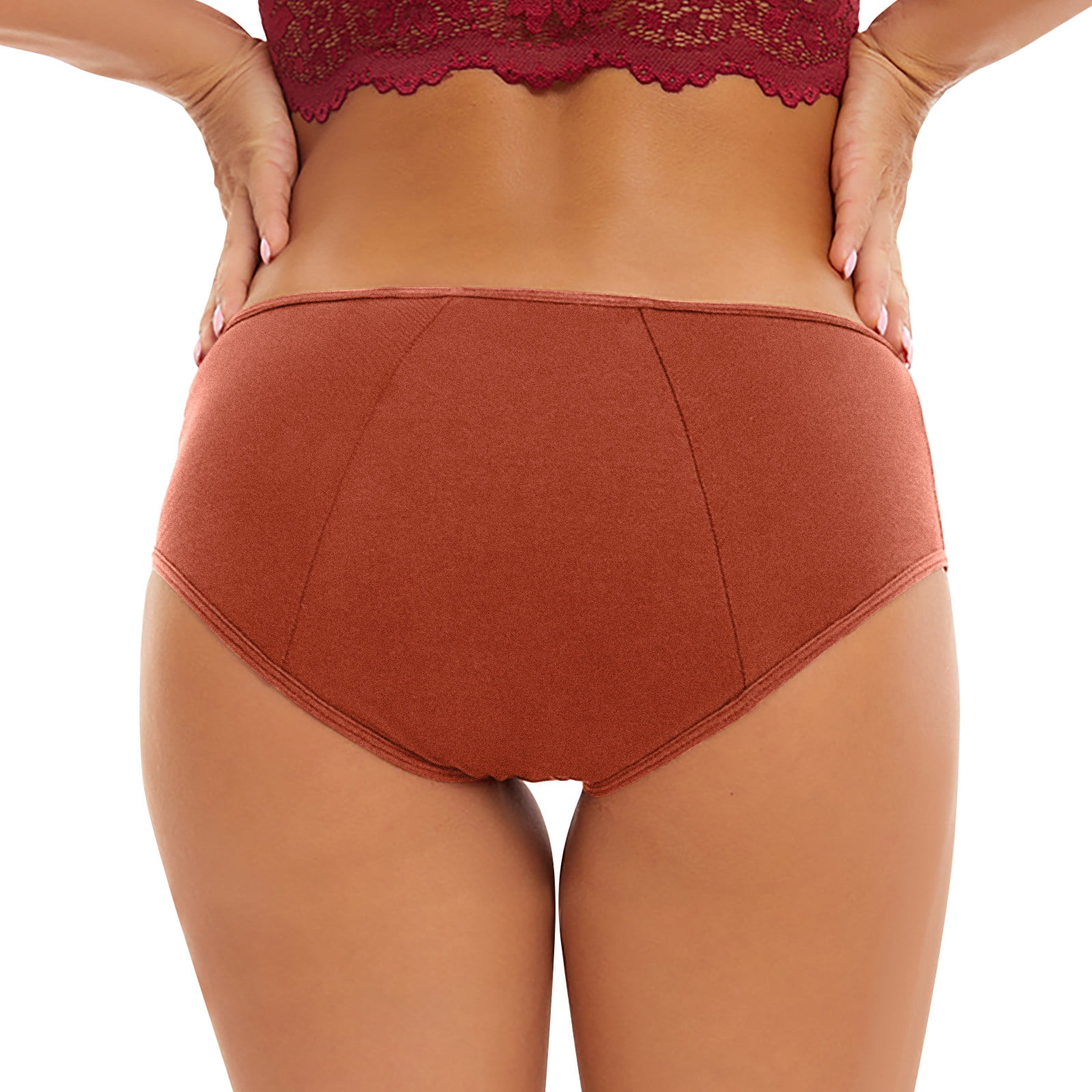 Cameland 5PC Period Underwear for Women Seamless Panties for Women Mid  Waist Solid Menstrual Leak Proof Physiological Underpants - Walmart.ca