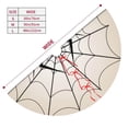 thumbnail image 3 of Lsque Spiders On The Web 1 Print Christmas Tree Skirt, Tree Skirt with Ties or Velcro, Perfect for Holiday Decorations, Halloween, and New Year-30", 3 of 7