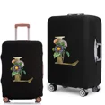 thumbnail image 1 of Luggage Cover Protective Suitcase Trolley Case Dust Cover 18 To 28 Inch Golden Flower Series Pattern Elastic Travel Protective 8Golden flower L L, 1 of 6