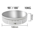 thumbnail image 4 of Electric Rotating Display Stand Cell Phone Holder White, 4 of 7