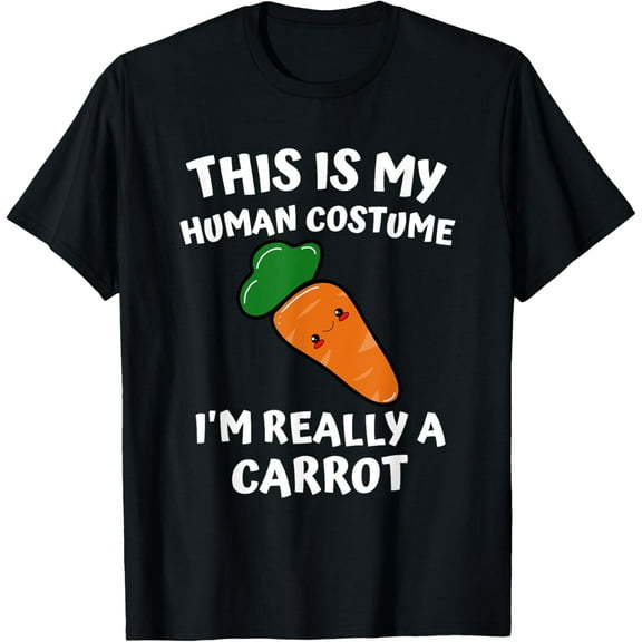Funny Carrot Vegetable Halloween Costume Kids Toddler 5T 4T T-Shirt