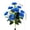 Blue, variant on LNOGEUPG 4th of July Artificial Flowers for Outdoors, 18 Inch Dahlia Daisies Mum Fake Plants UV Resistant Faux Flower Bouquet Cemetery Flowers for Grave Decor Independence Day Indoor Home