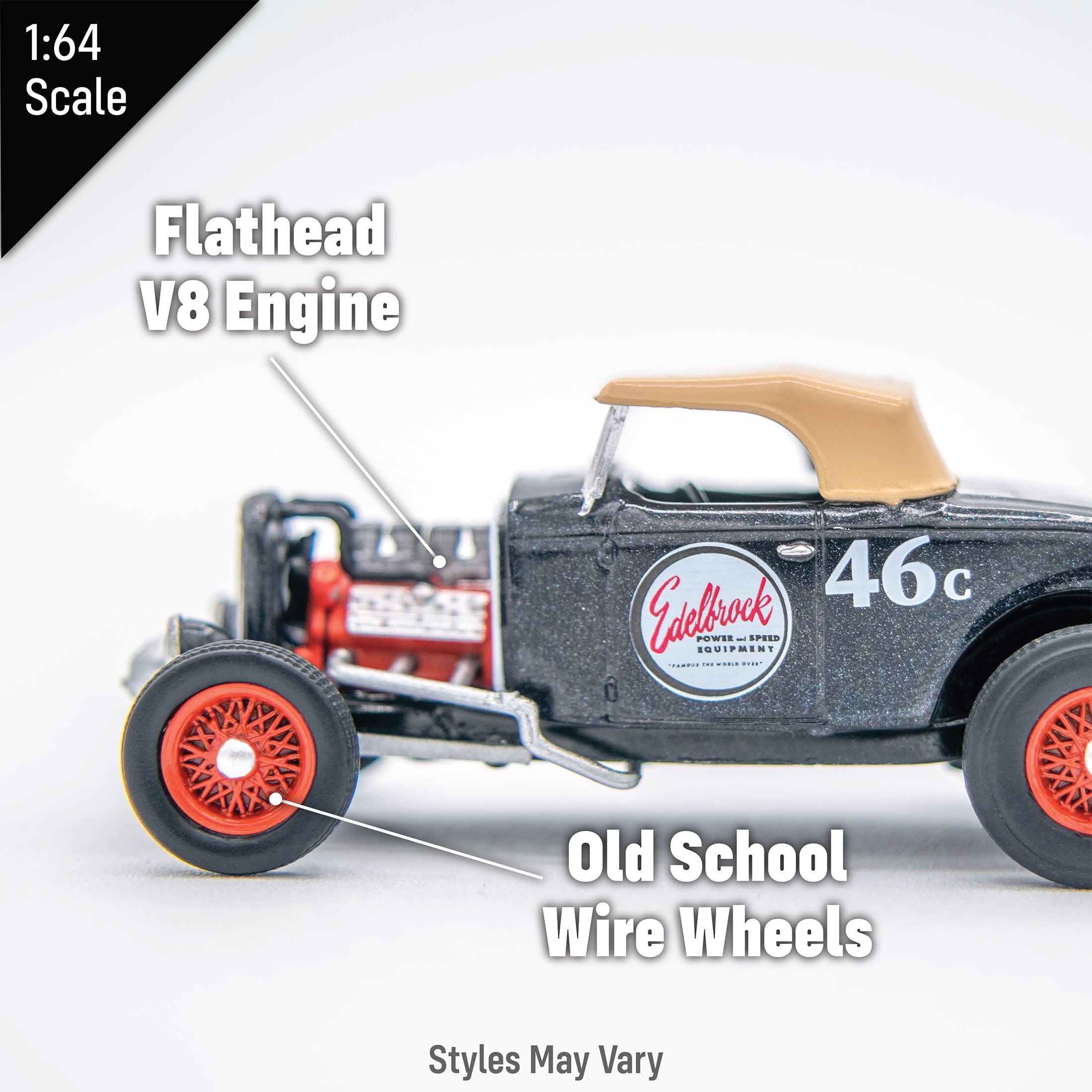 M2 Machines 32500 Auto-Thentics 1:64 Scale Diecast Toy Cars & Truck (1 Vehicle, Styles May Vary)