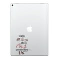 thumbnail image 1 of FINCIBO 5" x 5" Vinyl Decal Sticker For Notebook, Ipad - Christian Bible Verses Philippians 4:13 (Style 2), 1 of 6