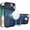 Blue, variant on For iPhone 17E / 16E / SE4 Magnetic Ring Stand Classic Design FULL Camera Protection Hybrid Case - Black