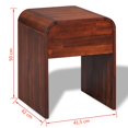 thumbnail image 6 of vidaXL Bedside Cabinet Acacia Wood Brown 16.3"x16.5", 6 of 6