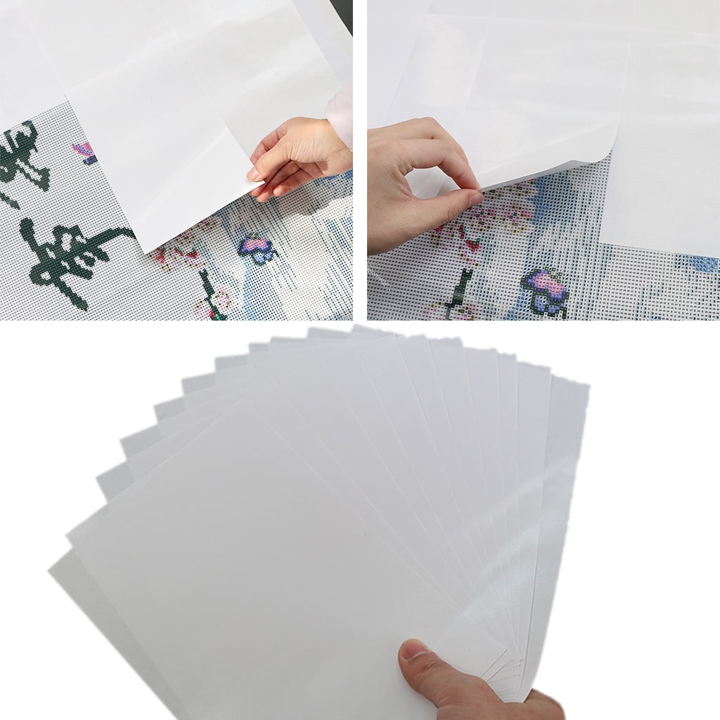 GENEMA 5/10/20/50pcs Non-Stick Double-Sided Release Paper Cover DIY Diamond  Painting 