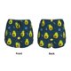 thumbnail image 3 of Balery Avocado in Space Pantalones cortos deportivos para mujer con forro y dos bolsillos, elásticos, para entrenamiento, gimnasio, yoga-XX-Large, 3 of 7