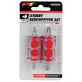 thumbnail image 2 of Performance Tool W80004 4 Piece Mini Stubby Screwdriver Set (Phillips sizes: #1 and #2, Slotted sizes: 3/16 and 1/4"), Sewing Machines Screwdriver, 2 of 2