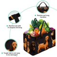 thumbnail image 3 of Dachshund Premium Oxford Cloth Shopping Bags: Reusable, Foldable, and Spacious - Ideal Laundry Basket, Picnic Basket, and Laundry Bag, 3 of 7