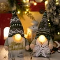 thumbnail image 3 of Yoyauz Glow Christmas Dwarf, 9 Inch (Approx 22.9cm) Glowing Nose and Merry Christmas Dwarf Statue Elf Plush Christmas Decoration - White Winter Holiday Dwarf for Indoor Christmas Decoration, 3 of 11