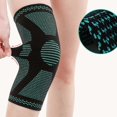 thumbnail image 4 of Rodilleras de compresión Yashi para deportes de gimnasio color negro talla M, 4 of 5