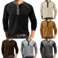 thumbnail image 6 of Gvdentm Mens Knit Polo Shirts Cotton Slim Long Sleeve Classic Polo Shirts Button Down Golf Shirts Coffee,S, 6 of 6