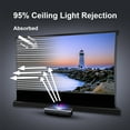 AWOL VISION 120" Motorized Floor Rising Projector Screen for Ultra