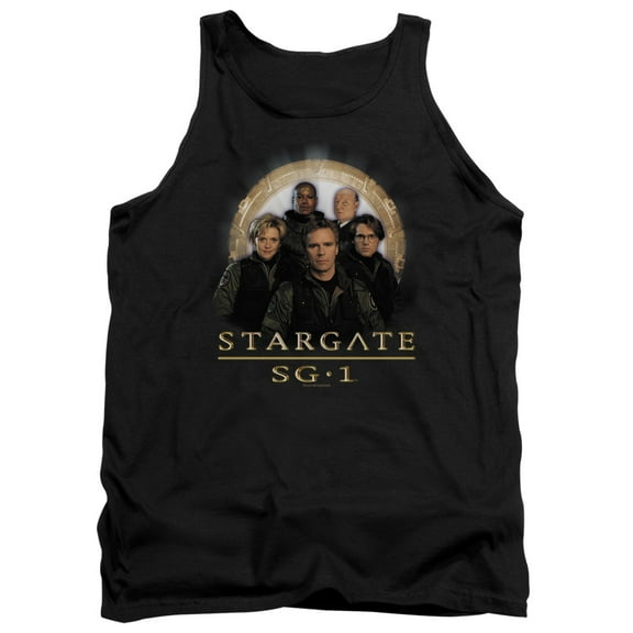 Sg1 Sg1 Team Adult Tank Top Black