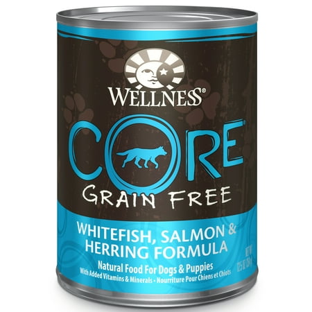 UPC: 0076344079453 | Wellness CORE Natural Wet Grain Free Canned Dog Food  Whitefish  Salmon & Herring  12.5-Ounce Can (Pack of 12)