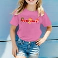 thumbnail image 2 of TZEWGL Cute Shirt For Toddler Short Sleeve Crew Neck Monthly Word Prints Top For Newborns size 8-9T, 2 of 4
