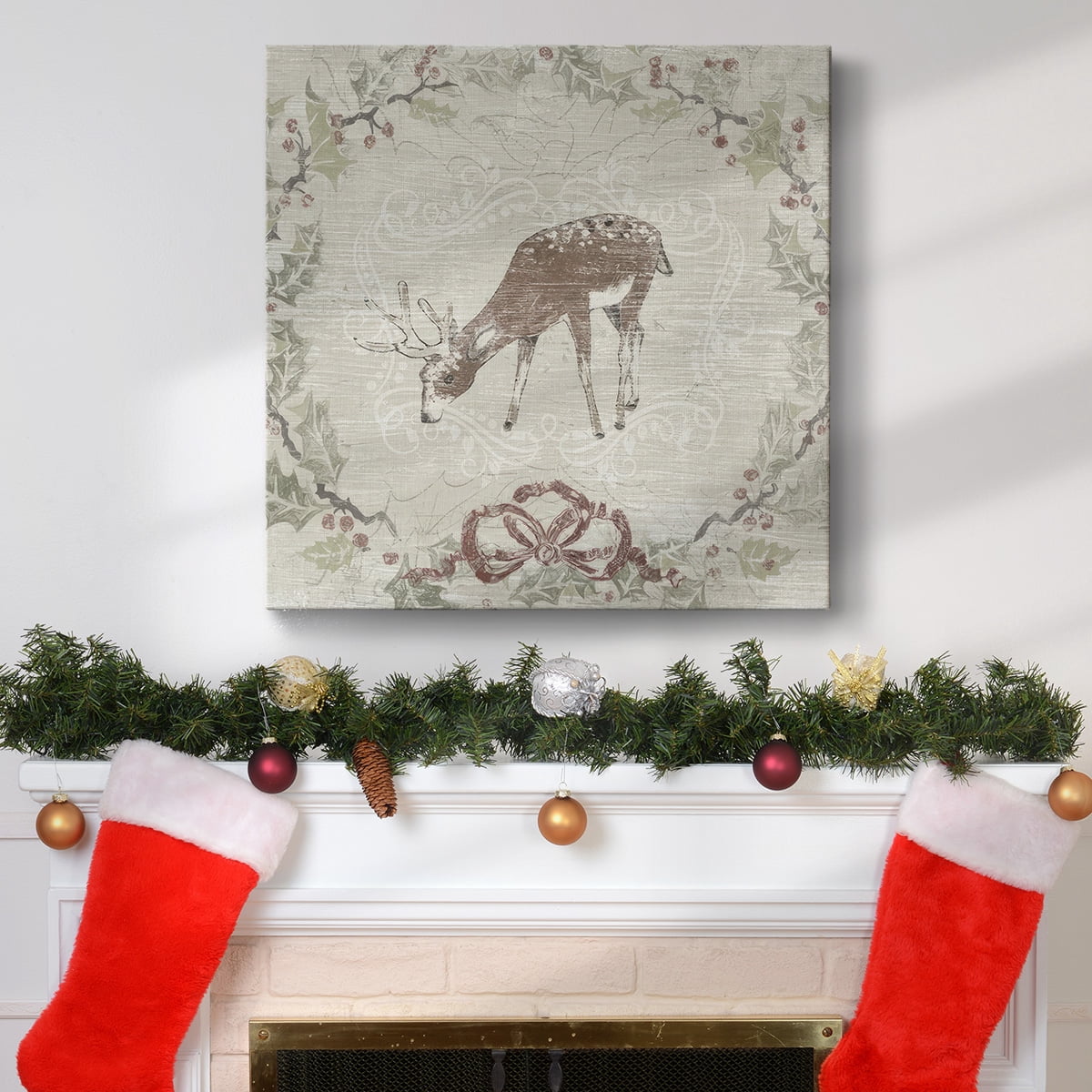 Cabin Christmas VI- Gallery Wrapped Canvas