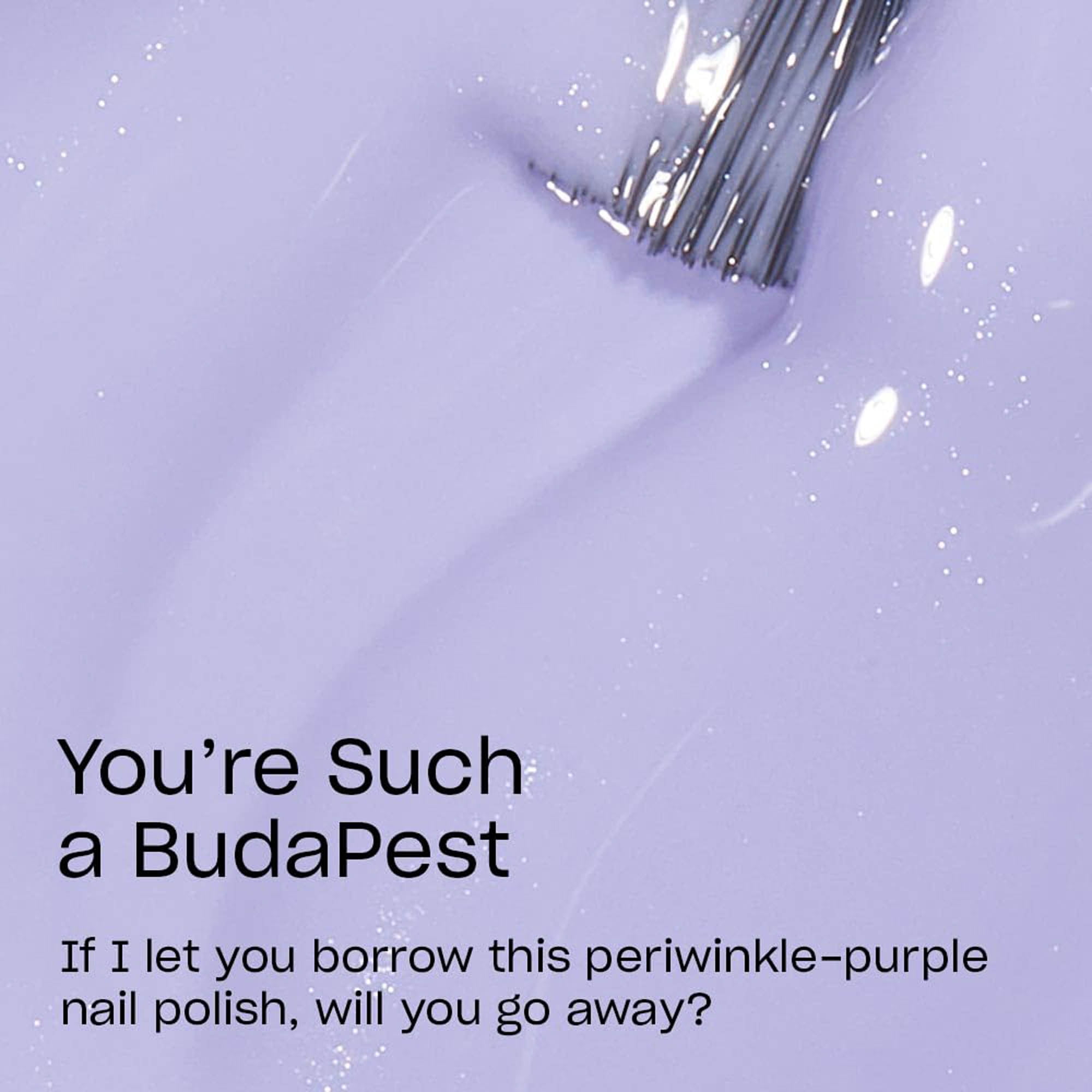 OPI Nail Lacquer, You're Such a Budapest, Soft Blue Nail Polish, 0.5 fl oz