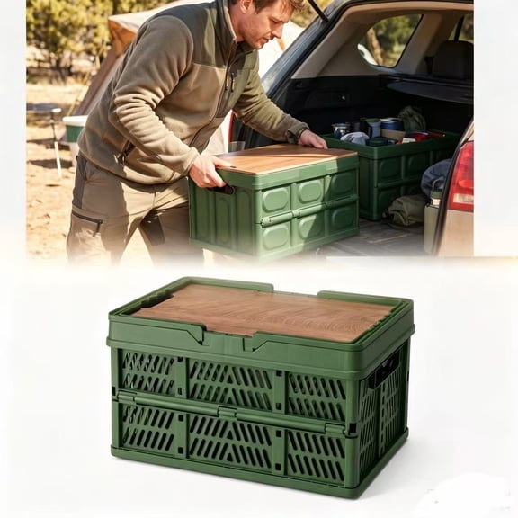 Crates For Storage, Plastic Baskets For Organizing, Plastic Storage Crate, Foldable Milk Crate With Handles,Collapsible Storage Crate, Car Basket, For Kitchen, Bathroom, Medicine