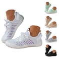 thumbnail image 2 of NOKIO Men's Bar𝖾𝖿oot Shoes Comfortable Wide Width Sneakers Breathable Mesh Running Shoes Lightweight Casual Sport Walking Shoe Quick-Drying 𝖫a𝖼e Up Athlet𝗂c Shoes, 2 of 4