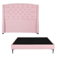 thumbnail image 1 of Cabecera Individual Sitka Rosa+ Box Base Cama Slim Individual, 1 of 8