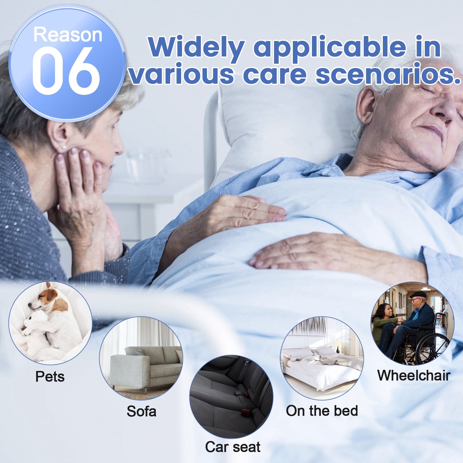 4-Pack Reusable Incontinence Bed Pads - 18"x18" Waterproof Underpads for Kids, Adults & Pets - Super Absorbent, Washable Protective Pads for Bed, Sofa & Floor