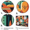 thumbnail image 3 of Designart Colorful Cityscape IV Canvas Wall Art, 3 of 5