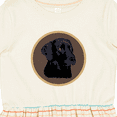 thumbnail image 4 of Inktastic Black Lab Dog Labrador Retriever Girls Toddler Dress, 4 of 5