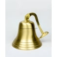 thumbnail image 2 of Nautical Premium Polished Brass and Nickel Coated Door Functional Bells | Exclusive Pirate's Decor Gifts Collectibles | Nagina International (3 Inches, Brass), 2 of 4